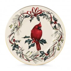 Lenox Winter Greetings 9" Cardinal Accent Plate LNX2725